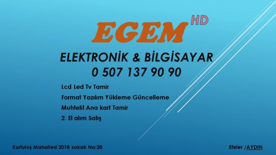 Aydında Tv Tamircisi Aydında  Bilgisayar Tamircisi